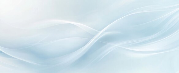 Obraz premium Abstract Blue Background with White Swirling Lines