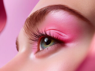 close up of eyeshadow make up