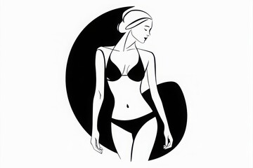 silhouette of a woman