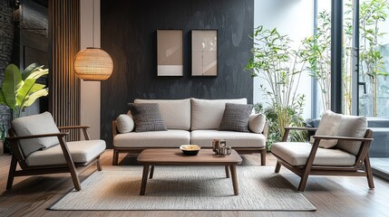Stylish Scandinavian Living Room Interior Design
