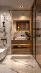 Modern Luxurious Stylish Bathroom Interior Design