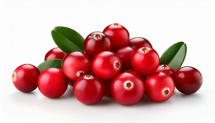 Cranberry on isolate White background, PNG