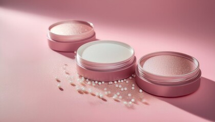 Cosmetics containing pearl particles