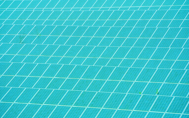 Solar panels on the hill in countryside