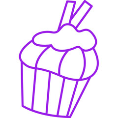 Happy birthday single vector icon