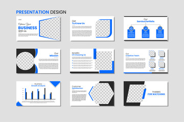 Presentation design, business power point presentation design template