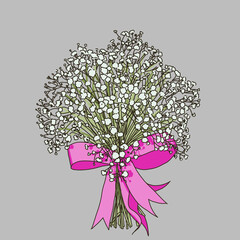 Bouquet with bow