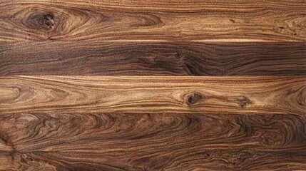 Close-up Texture of Rich Brown Wood Grain