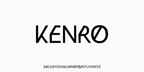 Futuristic Elegant Alphabet Modern Font, Luxury Regular Font,  Typeface Uppercase, design for fashion,urban,brand,beauty shop.Vector illustration