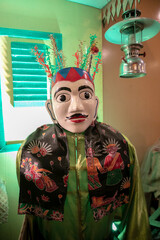 Traditional Puppets from the arts of the Betawi tribe in Jakarta, Indonesia. Known as 