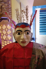 Traditional Puppets from the arts of the Betawi tribe in Jakarta, Indonesia. Known as 