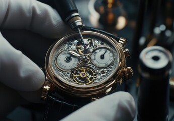 Intricate Watch Repair by Expert Craftsman