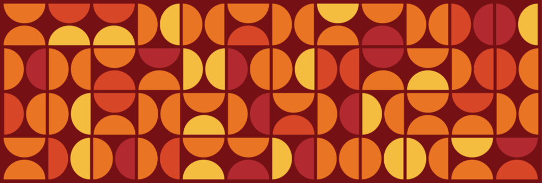 Geometric vintage wallpaper	