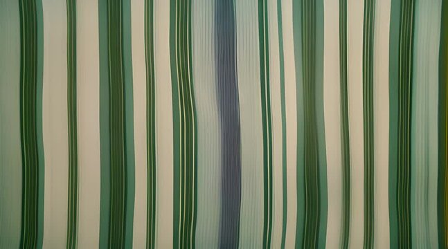 Traditional ikat pattern with blurred blue and green lines on natural cotton background