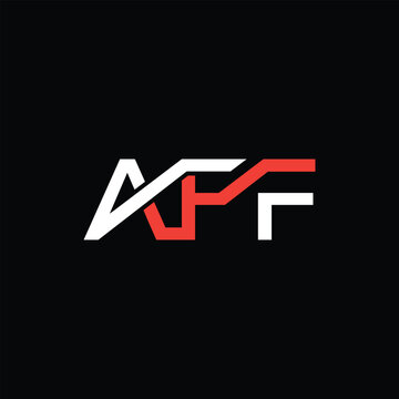 AFF Simple letter logo vector design template.