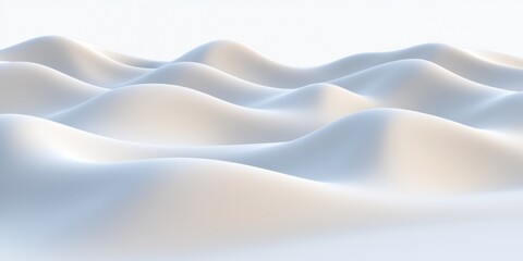 Obraz premium Serene Abstract Landscape with Soft Curves and Gentle Hills in Muted Tones, Creating a Calm and Tranquil Atmosphere Suitable for Various Creative Projects