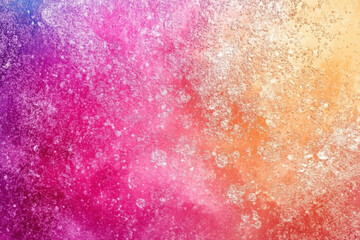 Obraz premium Vibrant abstract background with pink, orange, and purple hues, featuring textured bubbles and gradients that evoke sense of creativity and energy