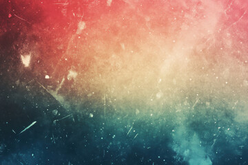 Obraz premium textured abstract background featuring gradient of red, pink, and blue hues, creating dreamy and atmospheric effect. Ideal for various design projects