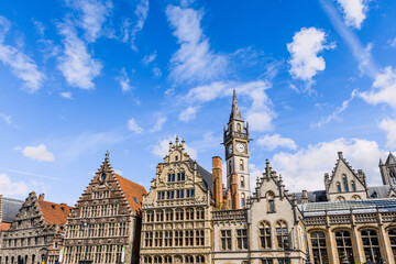 Obraz premium Dans les rues de Gand en Belgique