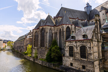 &Eacute;glise Saint-Nicolas de Gand en Belgique