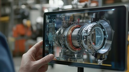 Augmented reality assisting technicians with equipment repair in an industrial plant