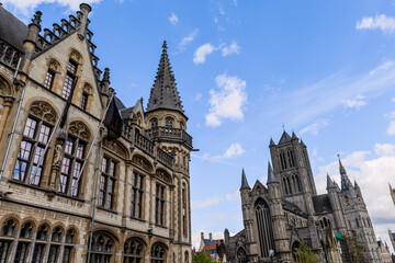 Fototapeta premium Église Saint-Nicolas de Gand en Belgique