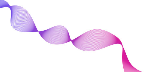 Abstract dynamic multicolor lines waves, technology line stripe isolated science digital flowing black line, gradient colorful flowing wave design element, wavy lines gradient background.	