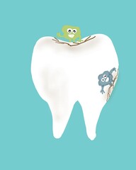 the condition of damaged teeth due to not brushing teeth regularly