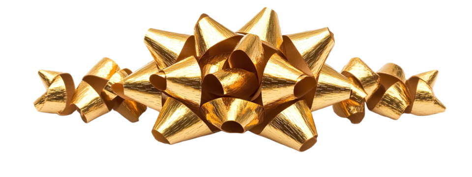 Ribbon gift bow gold golden present christmas isolated white yellow. Background ribbon box bow gift holiday wrap birthday card transparent satin tape xmas anniversary event knot element decor pack 3D