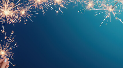 Firework Vector Graphic In Multi Colors, Illustration Art Of Fireworks, Holiday Season, Kids, Copy Space