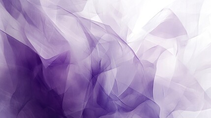 Fototapeta premium Abstract Purple and White Fabric Swirls