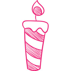 Happy birthday simple vector icon