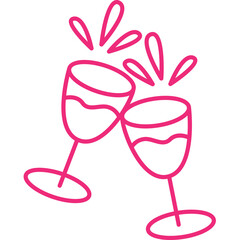 Happy birthday simple vector icon