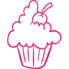 Happy birthday simple vector icon