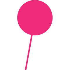 Happy birthday simple vector icon