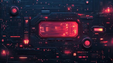 Obraz premium Glowing Neon Digital Frame Border with Bright Vibrant Lights and Futuristic Abstract Patterns new beautiful stock image illustration AI