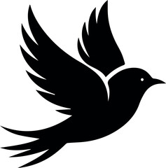 Simple Bird Silhouette Art