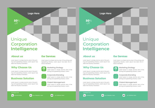  Business flyer template 
