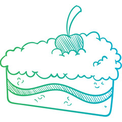 Happy birthday single vector icon