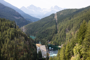 View from the Dam on Ross Lake in North Cascades National Park