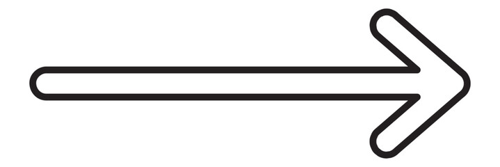 large size black long arrow. Straight long arrow icon. black long arrow pointing to right site. Long arrow. Black arrow pointing right. Black large arrow pointing right. Bold thine long arrow. Vector 