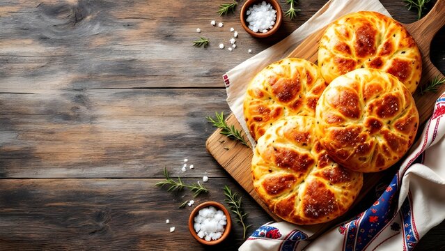 Pan Amasado Traditional Kneaded Bread from Chile