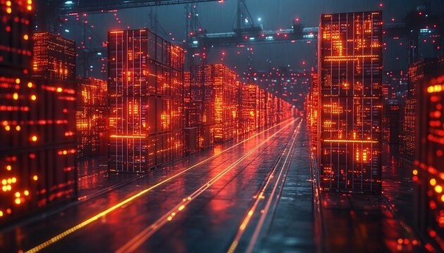 Quantum Computing for Supply Chain Optimization, logistics network powered by quantum computers that calculate the most efficient routes,