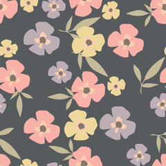 cute small flower seamless pattern on background