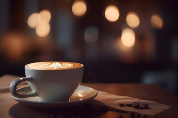 Obraz premium cup of cappuccino