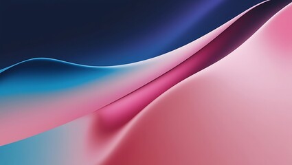 Fototapeta premium Abstract blue and pink gradient with fluid wave. Generative Ai.