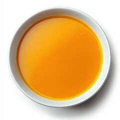 orange glossy button
