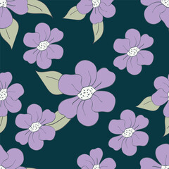 cute small flower seamless pattern on background