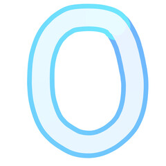 Obraz premium Numbers 0-9
