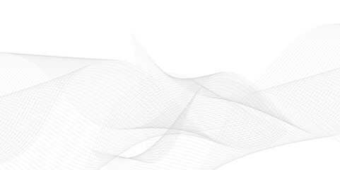 Abstract wave and curved blend lines on transparent background. Sound, music, volume background. Design for brochure, flyer, banner, template, wallpaper background and many more.